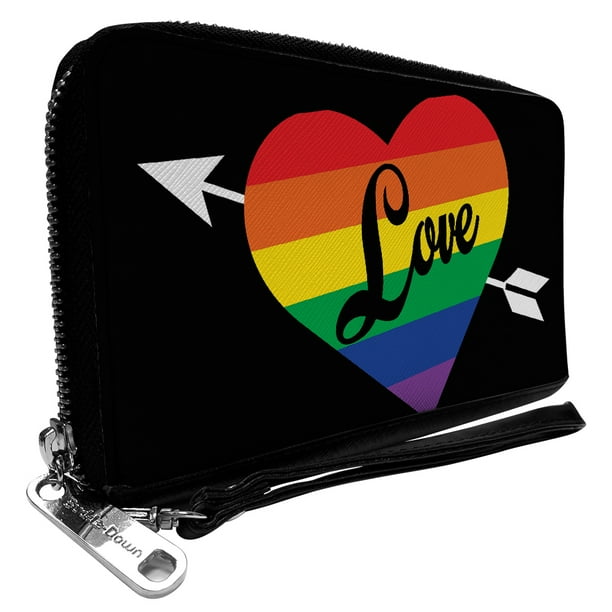 Women Colorful Stripes Printed Zip Around Wallet PU Phone Clutch Travel Card Holder Purse Women Colorful Stripes Printed Zip Around Wallet PU Phone Clutch Travel Card Holder Purse